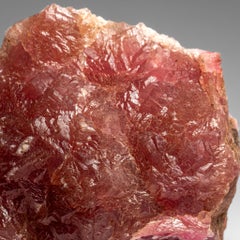 Calcite cobaltoïde de la mine Agoudal, montagnes de l'Anti-Atlas, Ouarzazate, Maroc