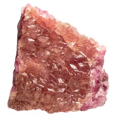 Calcite cobaltoïde de la mine Agoudal, montagnes de l'Anti-Atlas, Ouarzazate, Maroc