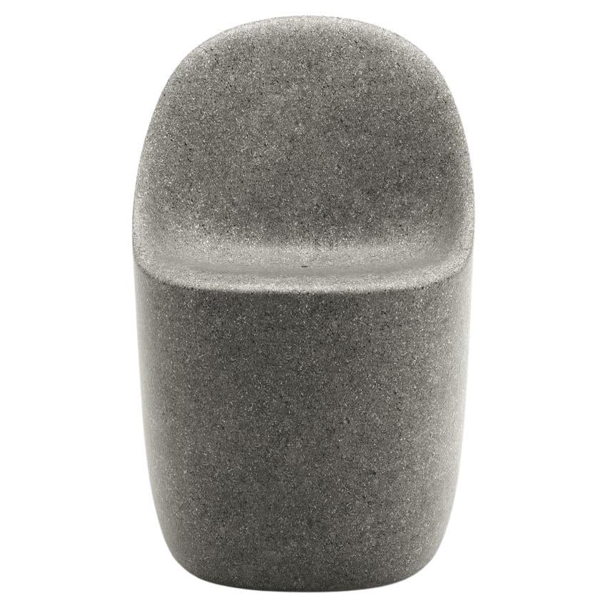 Cobble Chair in Grey Mix Recyclable Polyethylene by Elisa Giovannoni