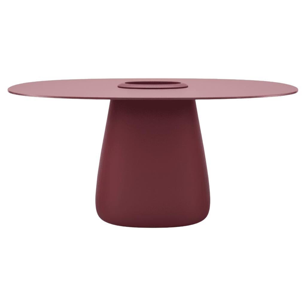 Seau HPL 160 cm en polyéthylène recyclable rouge indien