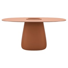 Cobble Table 160cm HPL Bucket in Terracotta Recyclable Polyethylene