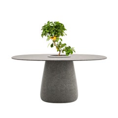 Cobble Table 160cm Stonew Bucket in Grey Mix Recyclable Polyethylene