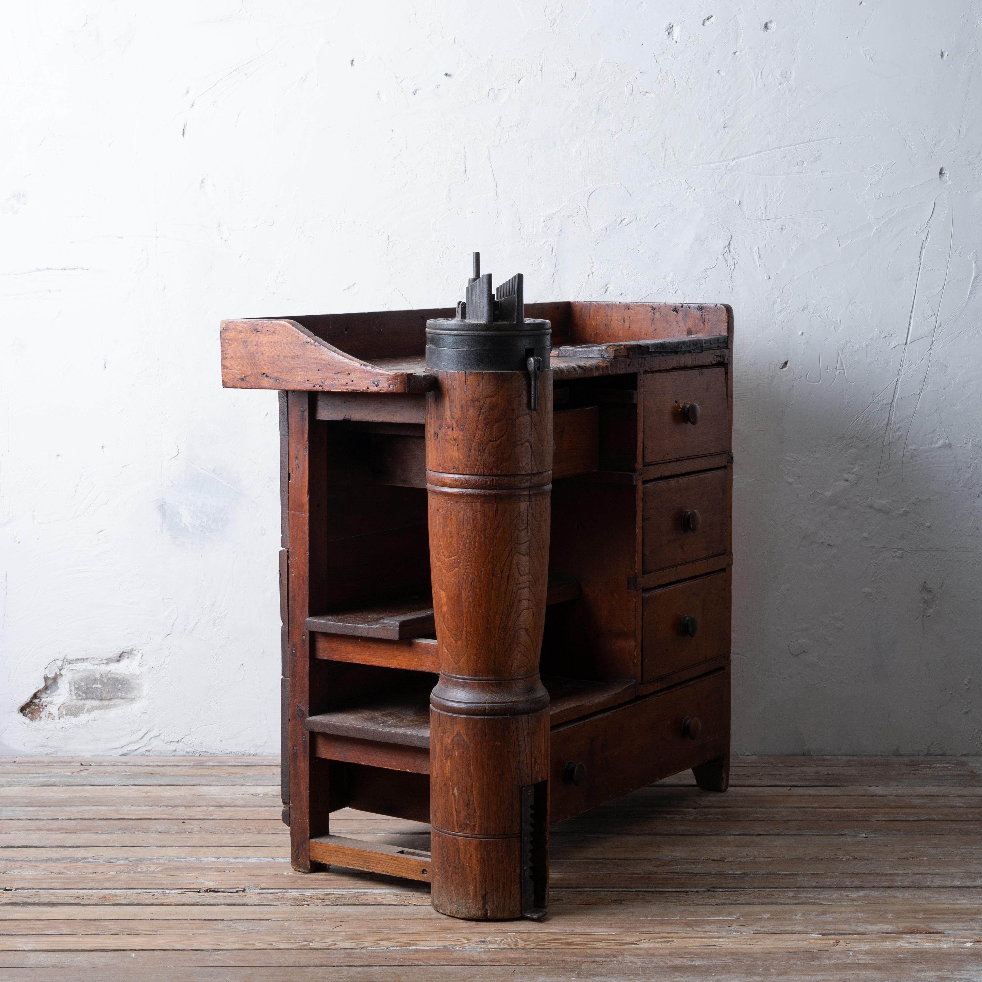 antique cobblers table