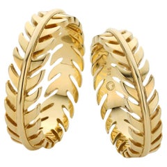 Cober Jewellery “Ancient Rome” Yellow Gold Wedding Bands Rings