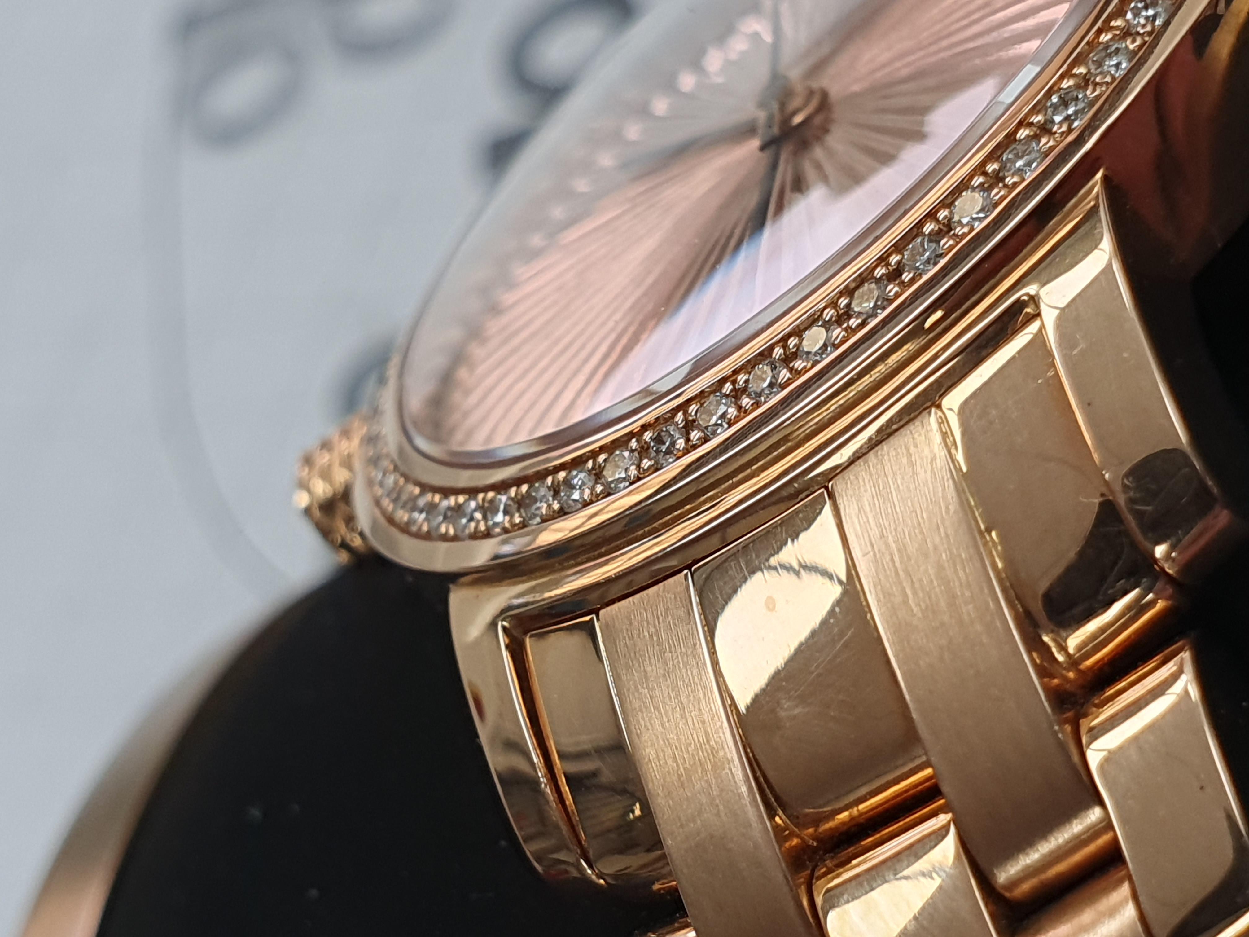 Cober “N°2” Ladies automatic Yellow Gold with 60 Diamonds Wristwatch handmade  For Sale 1