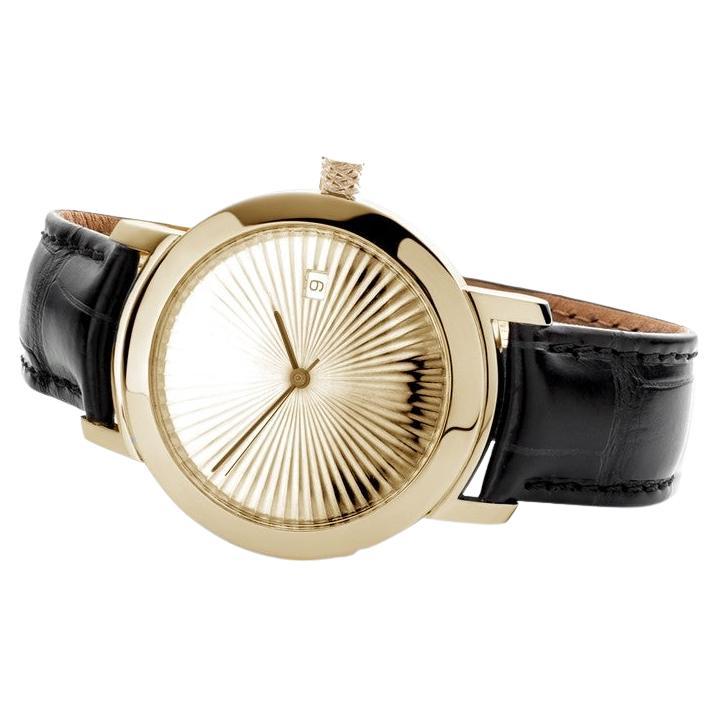 Cober Nº1 Gelbgold auch als Roségold-Armbanduhr erhältlich