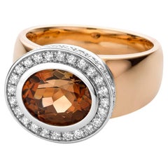 Cober "Something Royal" Rose Gold with Morganite 50 briliant-cut Diamonds Ring