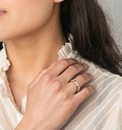 Cober “Spiral” with 5 Brilliant-cut Diamonds from 0.51 Carat in total Ring