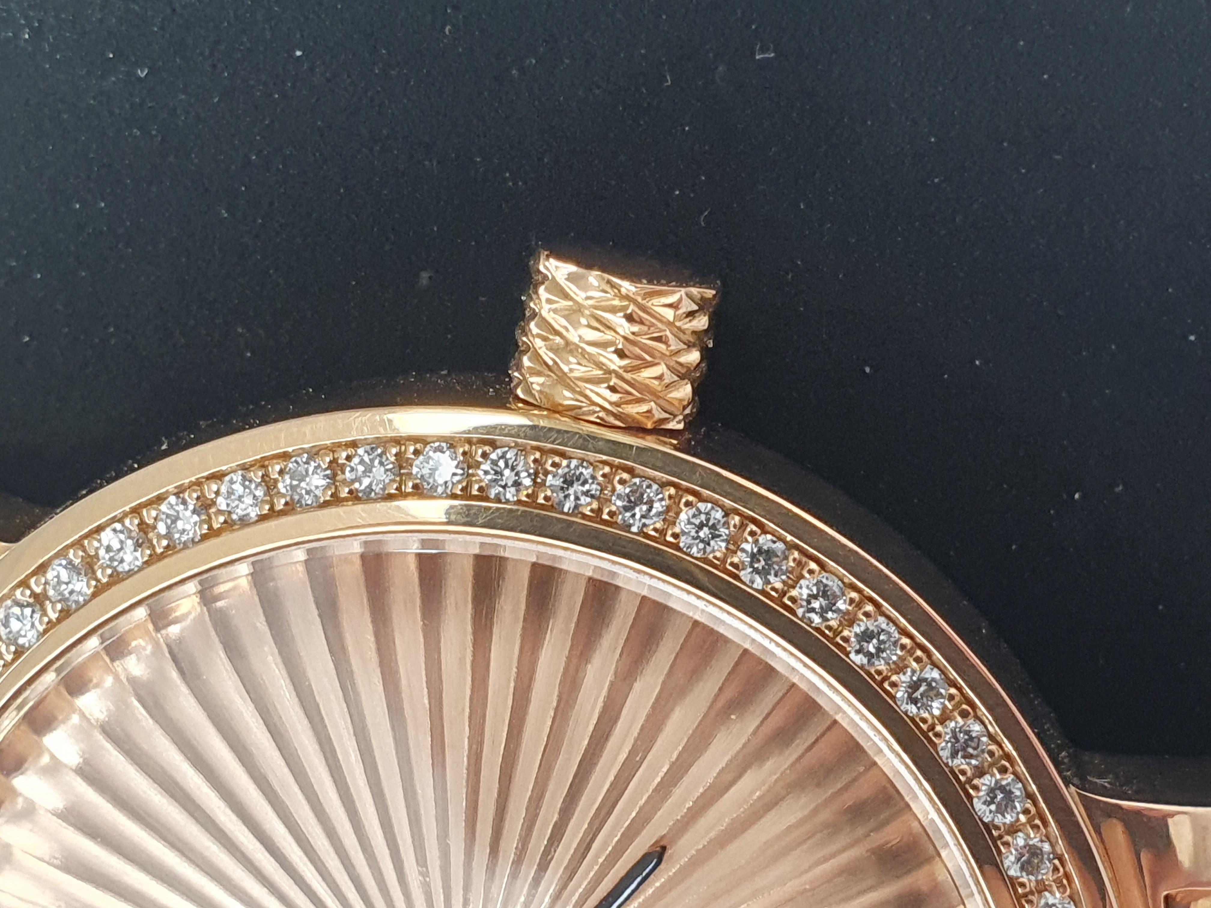 Cober Nº2 Damen Rosé Gold mit 60 Diamanten Armbanduhr auf Lager und handgefertigt im Angebot 3