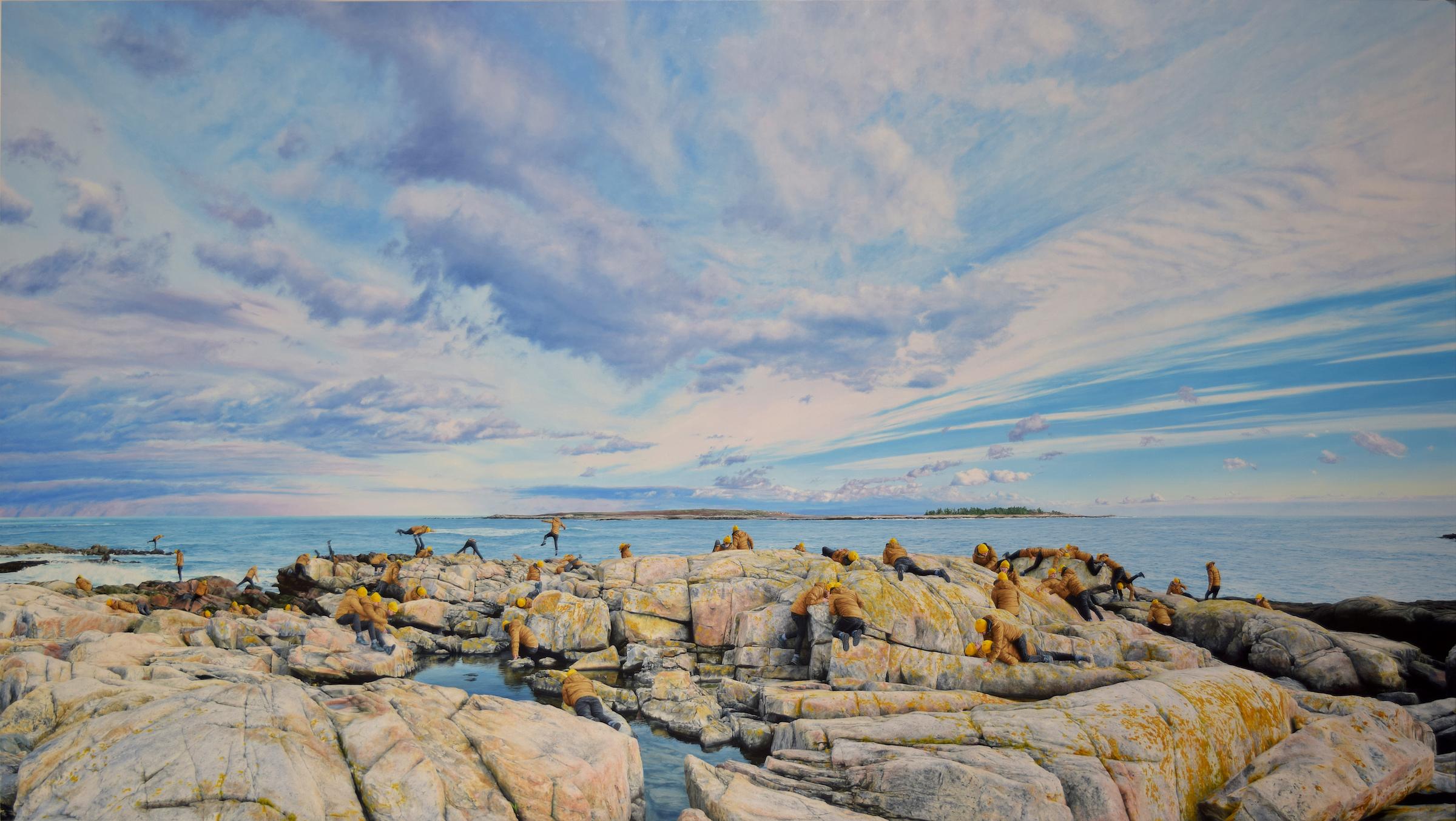 Cobi Moules Landscape Painting - Untitled (Schoodic Peninsula)