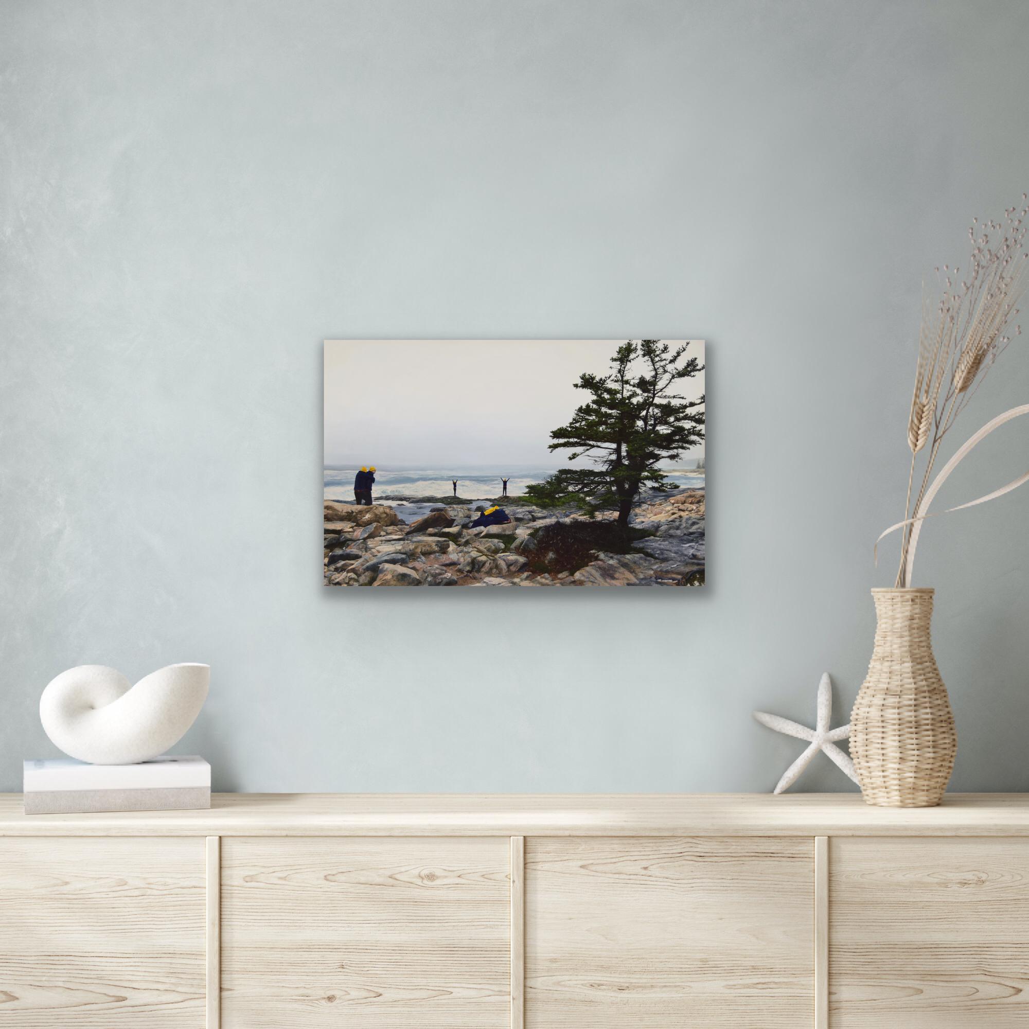 Sin título (Puerto de barcos) - Painting de Cobi Moules