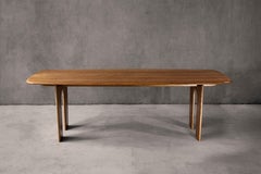 Coble Dining Table - Wooden Oak Veneer — seats 8-10