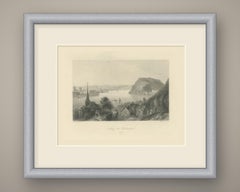 Coblentz and Ehrenbreitstein, Rhine, Steel Engraving after Bartlett, c. 1845