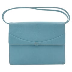 Coblentz Original Sky Blue Lizard Handbag