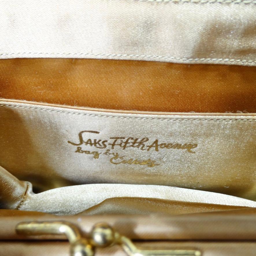 Coblentz Saks Fifth Avenue Multicolor Fold Over Handbag For Sale 4