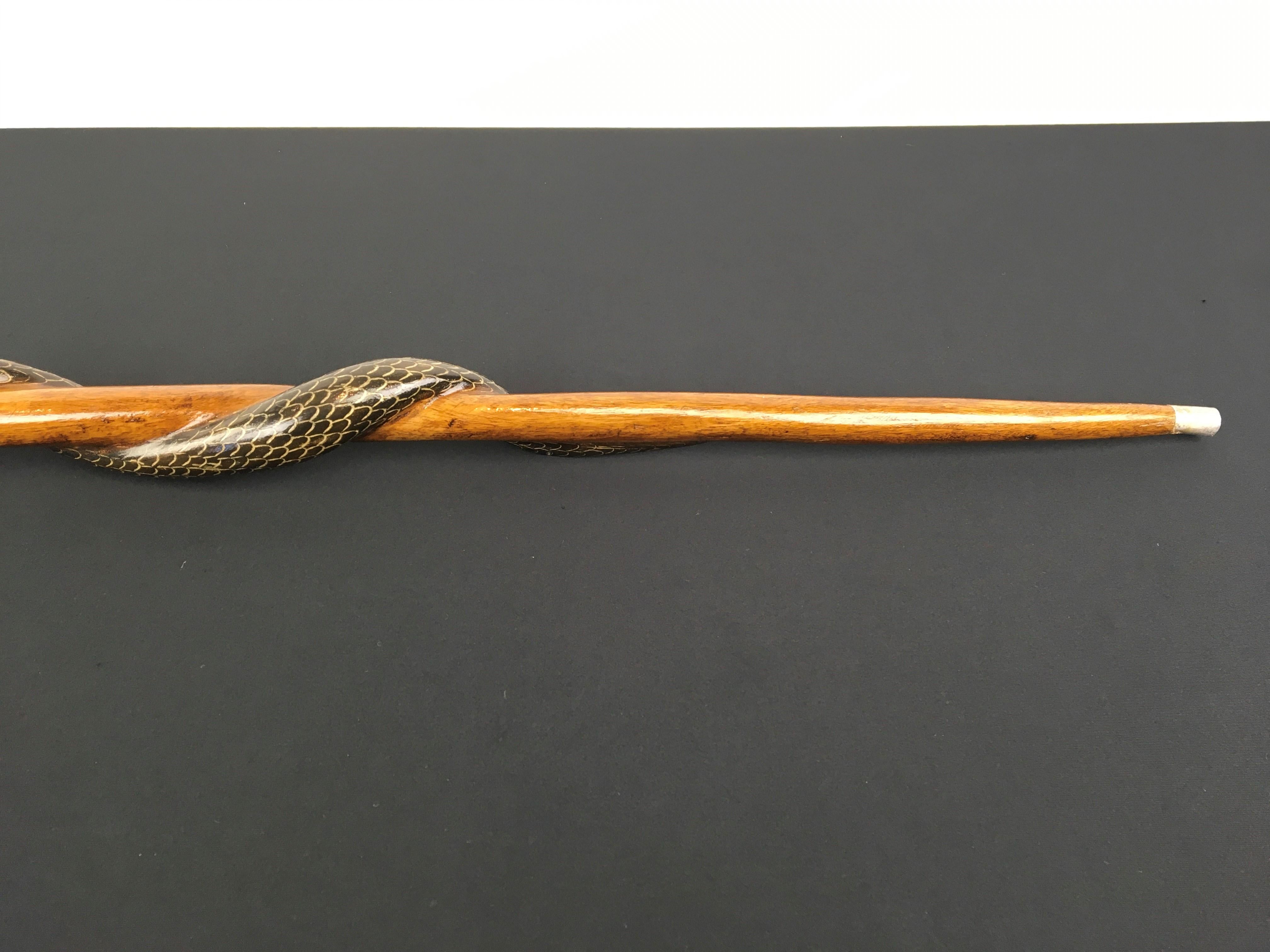 Cobra Hand, Carved Walking Stick, Walking Cane 5