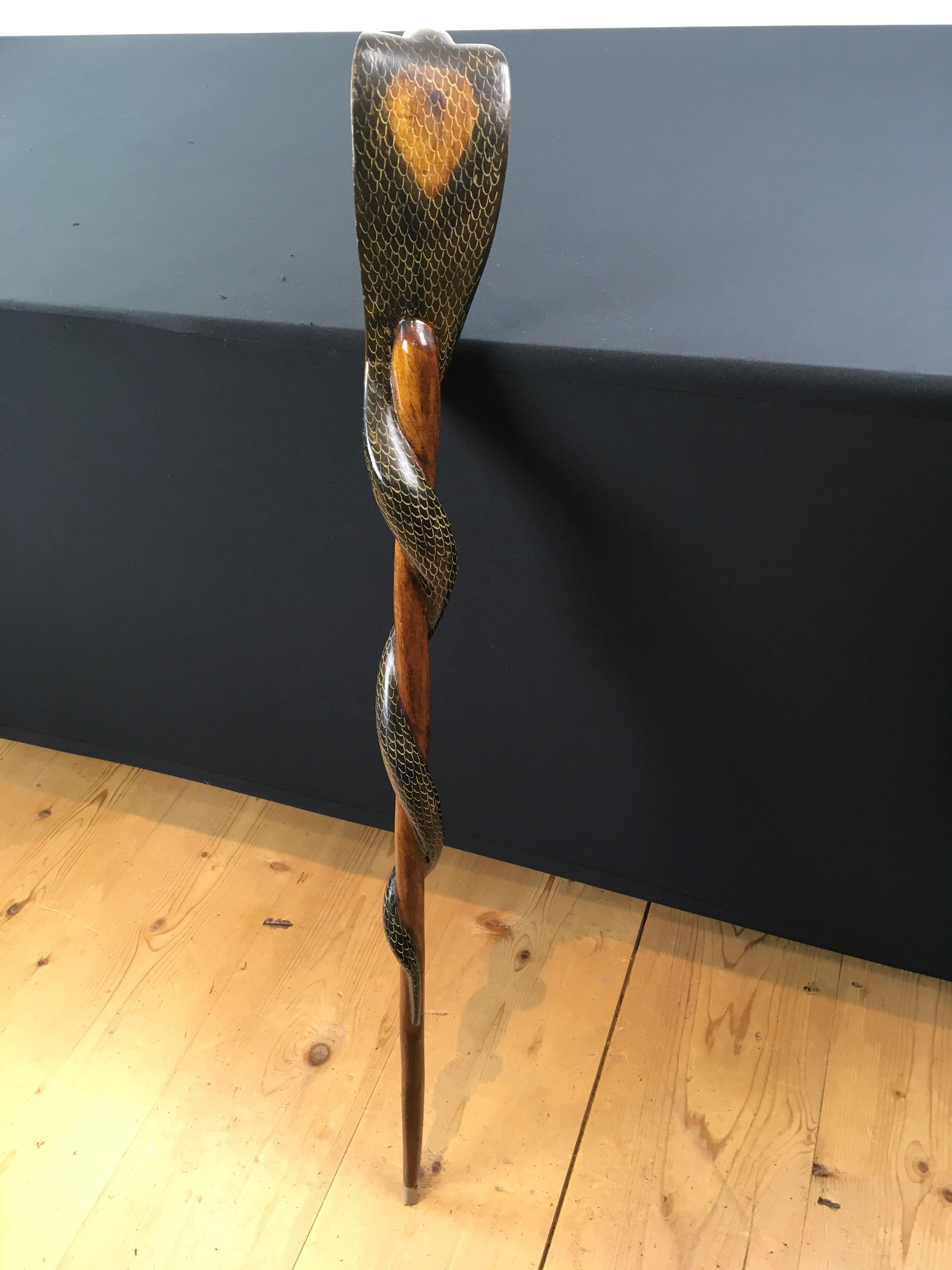 cobra head walking stick