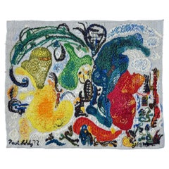 COBRA-inspired Tapestry: 'Secrets from the Earth's Depths' by Poul Holsby, 1972