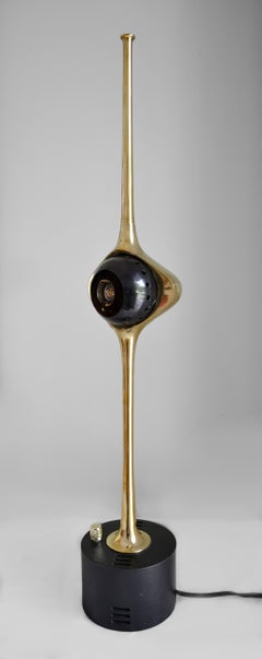 Cobra Lamp by Angelo Lelii in Brass for Arredoluce, Monza 1960s