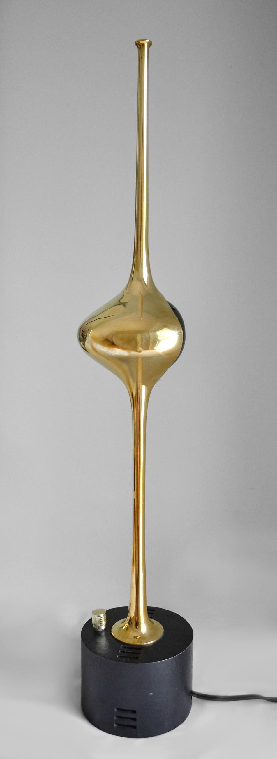Cobra Lamp by Angelo Lelii in Brass for Arredoluce, Monza 1960s 2