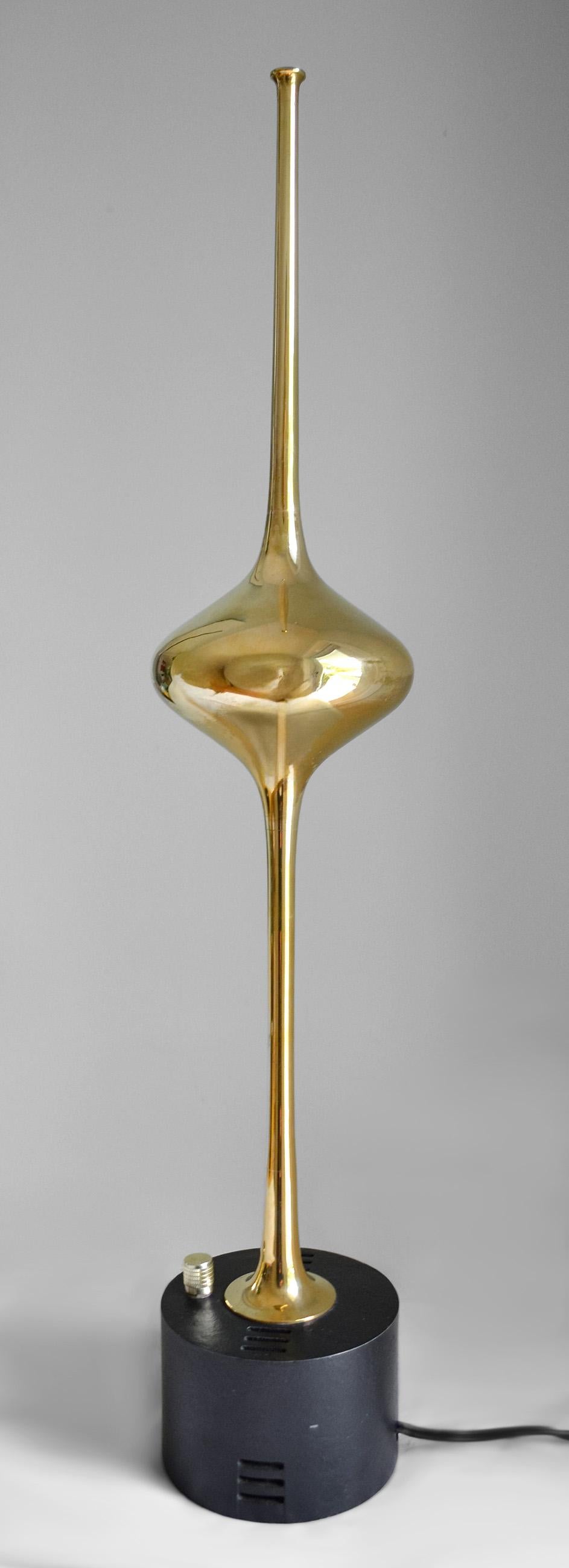 Cobra Lamp by Angelo Lelii in Brass for Arredoluce, Monza 1960s 3