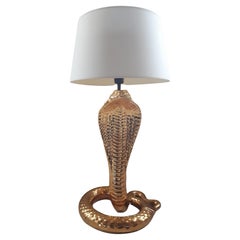 Cobra lamp by Tommaso Barbi, Italy 1970