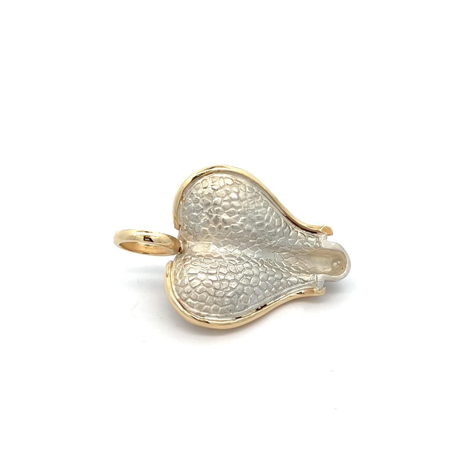 Round Cut Cobra Pendant Sterling Silver 14k Gold Emeralds Snake Chain For Sale