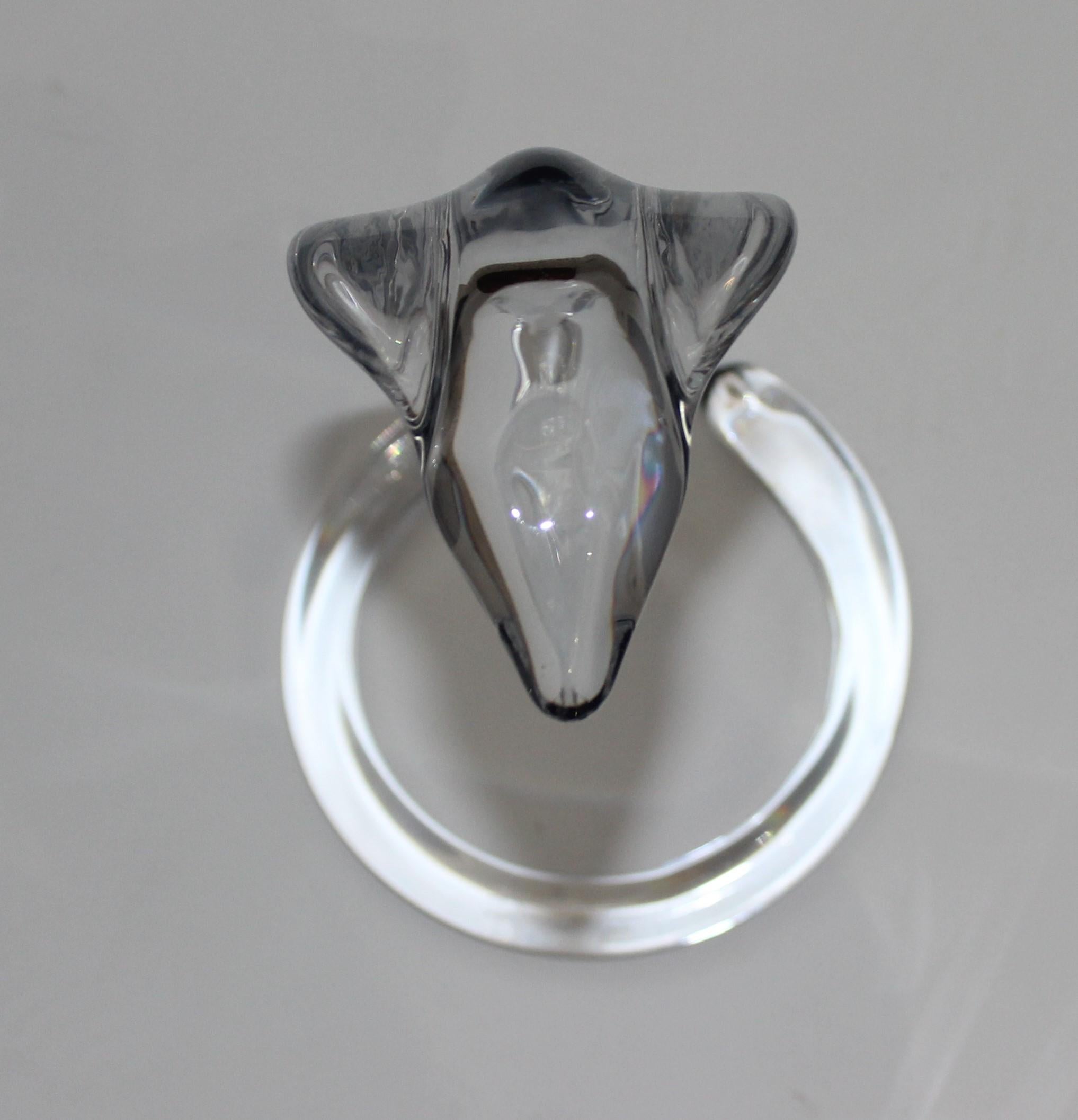 Daum Crystal Cobra Snake Figure 6