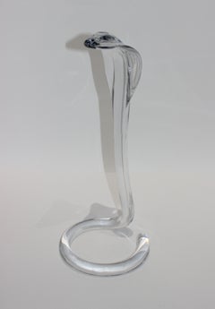 Daum Crystal Cobra Snake Figure