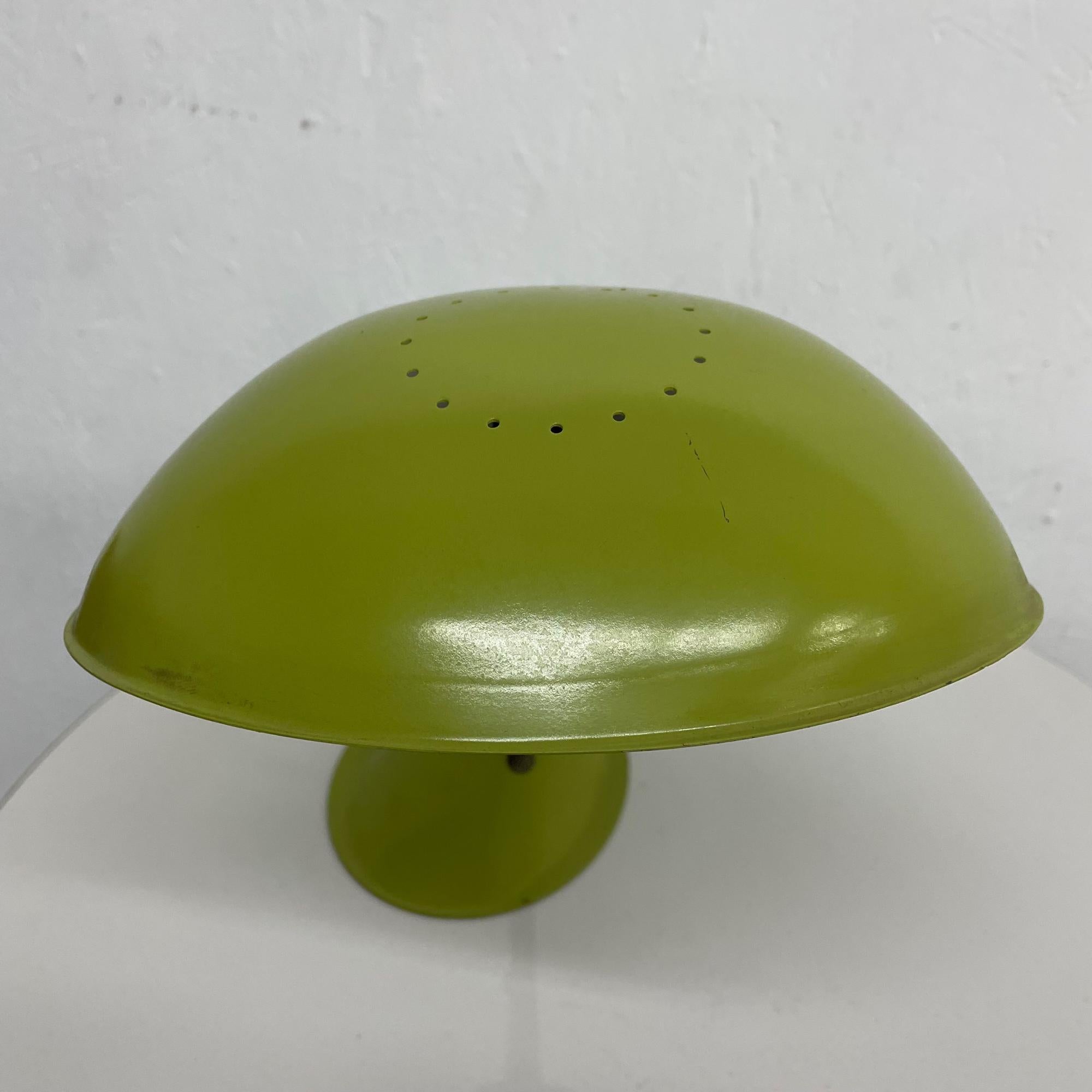 Metal Cobra Style of Greta Grossman Sensational Green Table Desk Lamp, 1950s