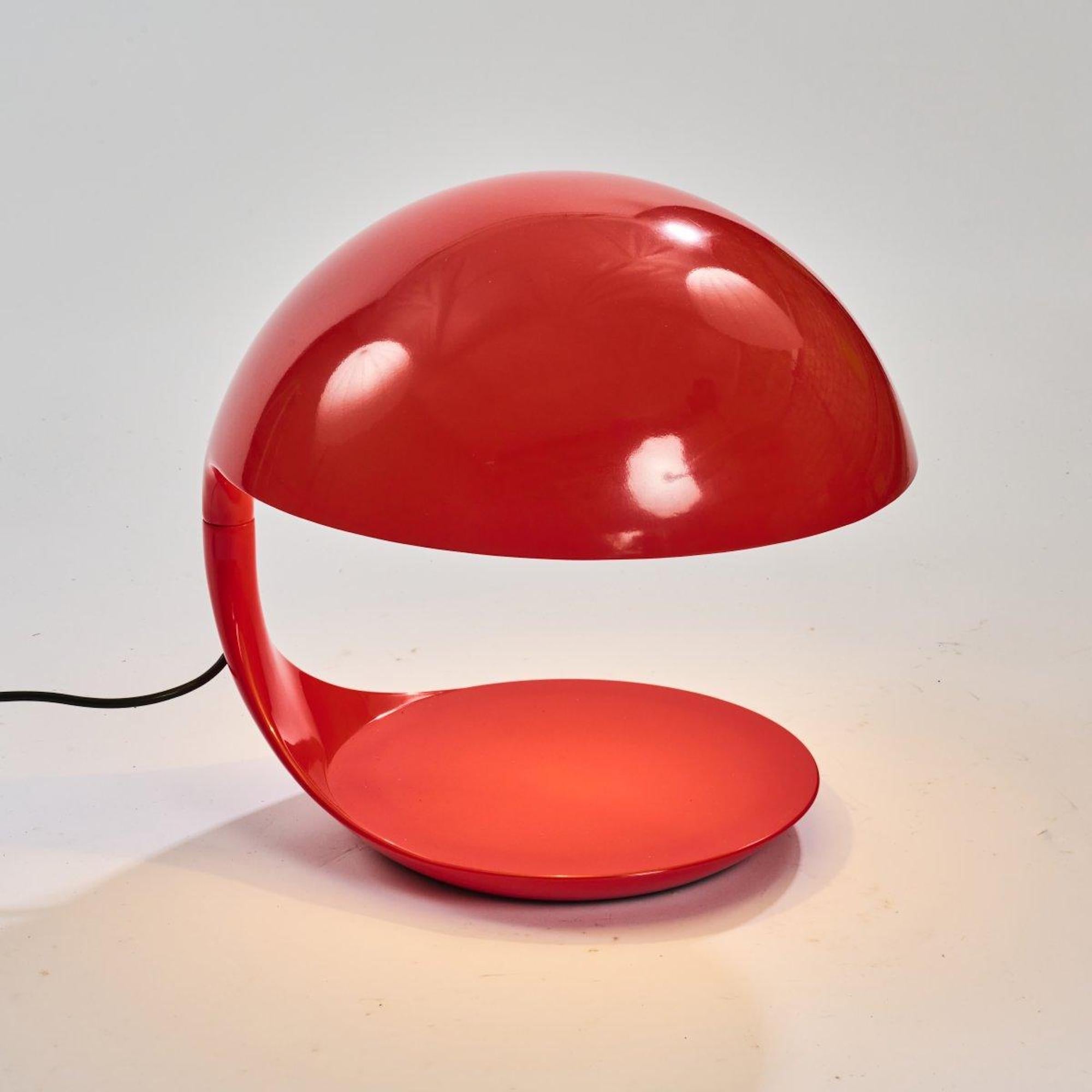 Cobra Table Lamp 629  by Elio Martinelli, Italy, 1960s In Good Condition For Sale In Roma, IT