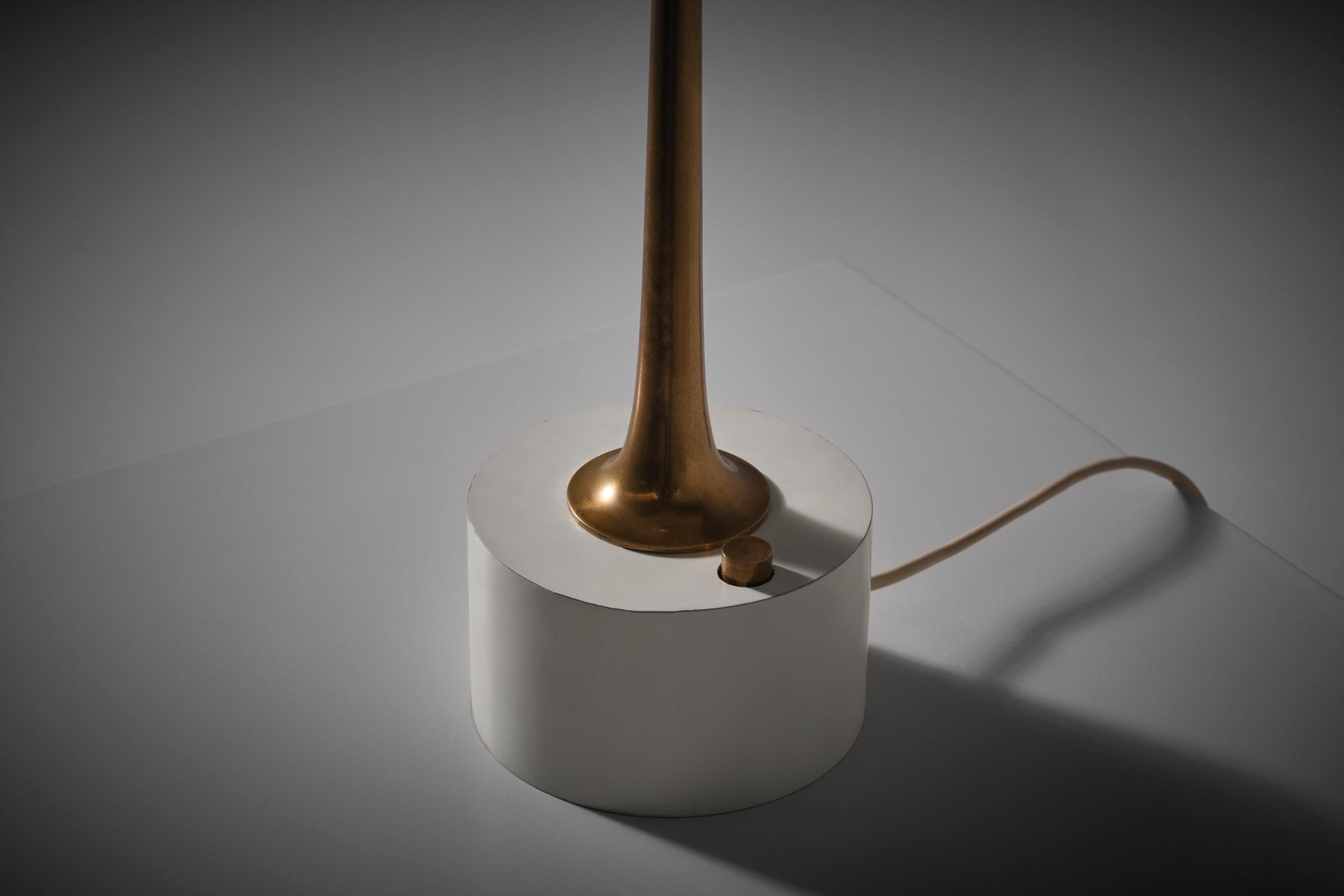 Lampe de table Cobra en laiton par Angelo Lelii pour Arredoluce, Italie 1962 en vente 5