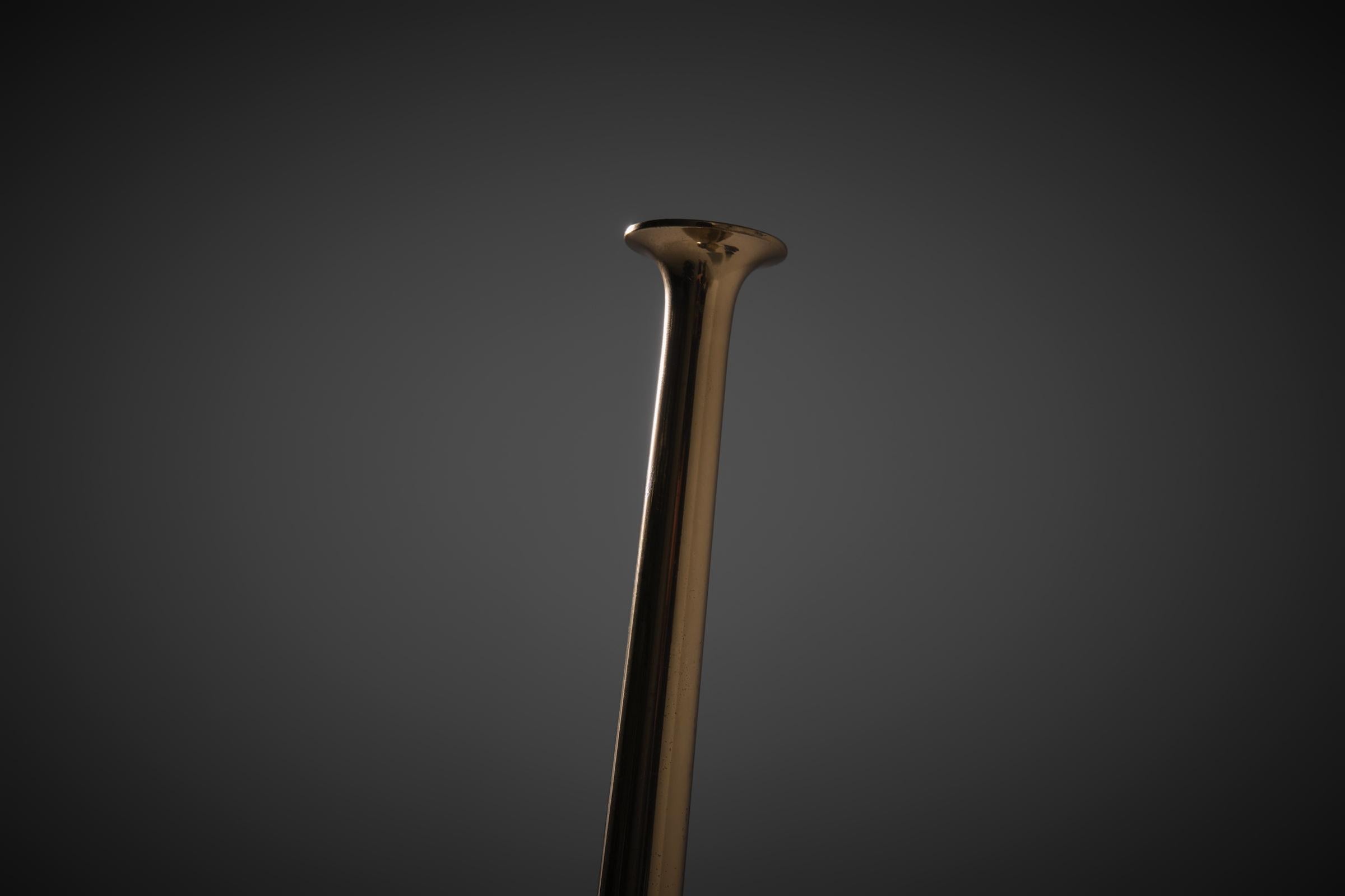 Lampe de table Cobra en laiton par Angelo Lelii pour Arredoluce, Italie 1962 en vente 7