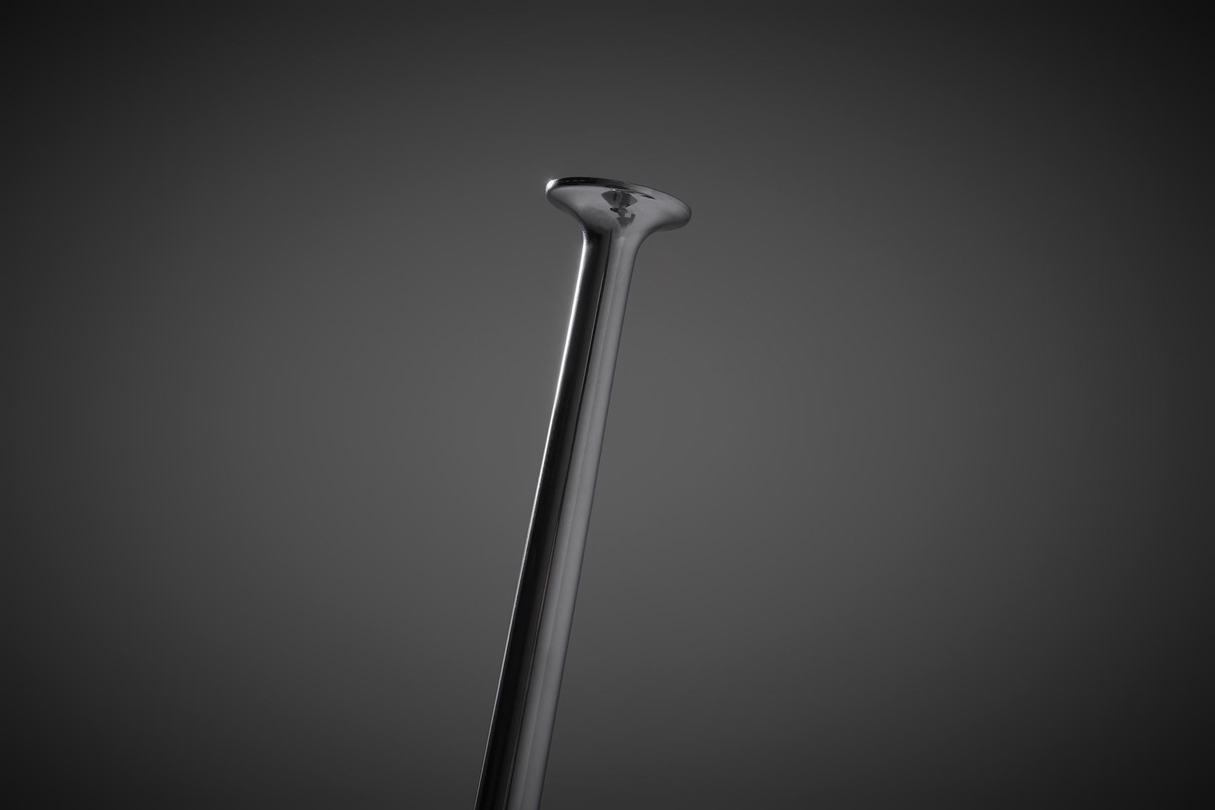 Lampe de table Cobra en laiton nickelé d'Angelo Lelii pour Arredoluce, Italie 1962 en vente 7