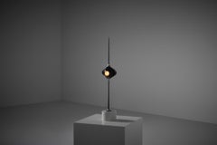 Cobra table lamp in Nickeled brass by Angelo Lelii for Arredoluce, Italy 1962