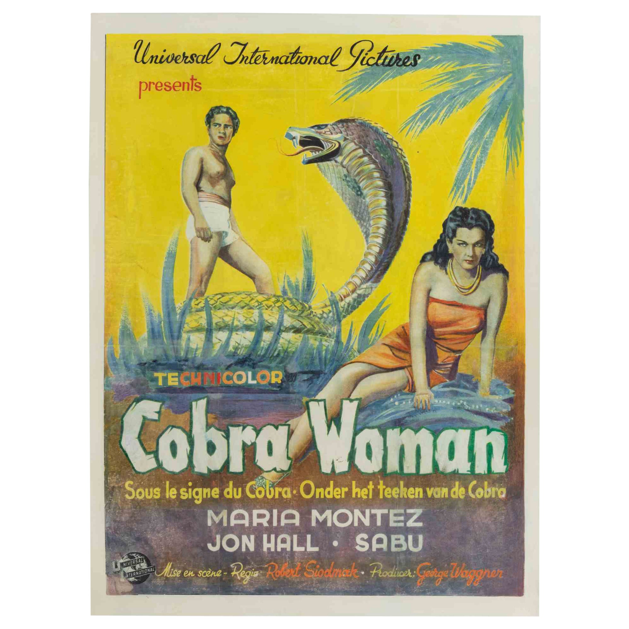 Cobra Woman (1944, USA) For Sale