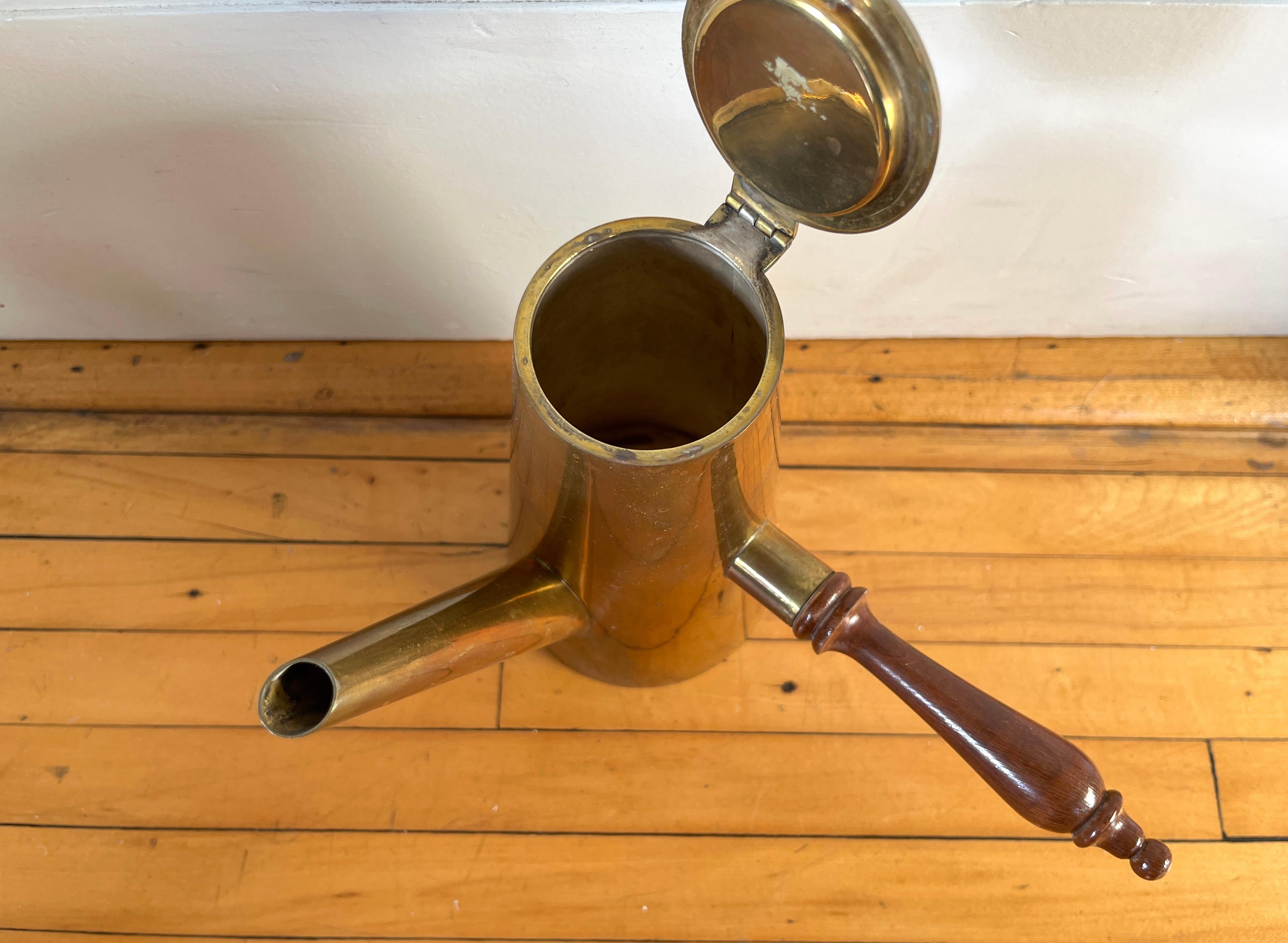 Cobre Y Latón Servicio de Café Mexicano de Latón con Bandeja, Azucarero, Cremera, Taxco en venta 1