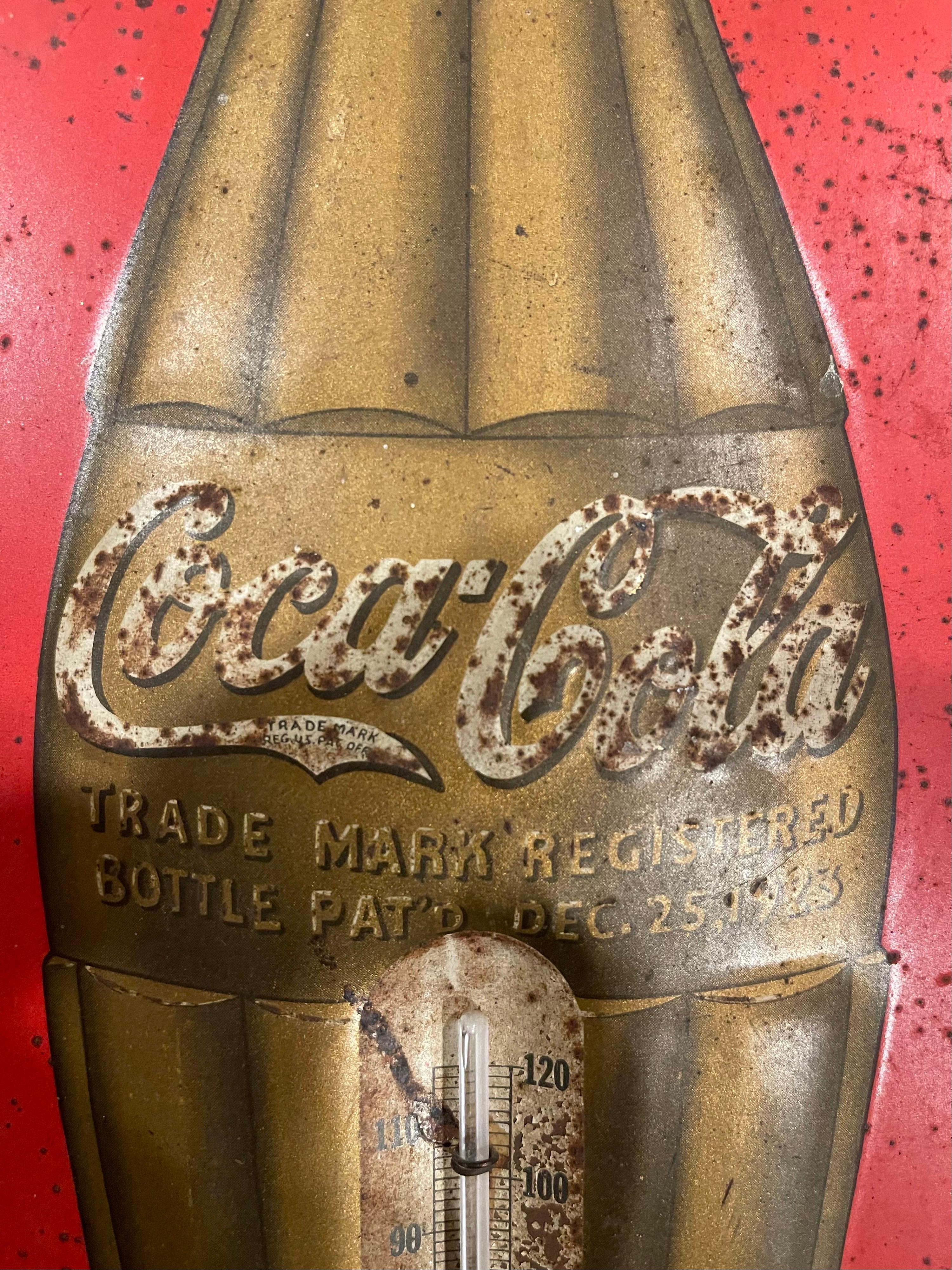 coca-cola outdoor thermometer