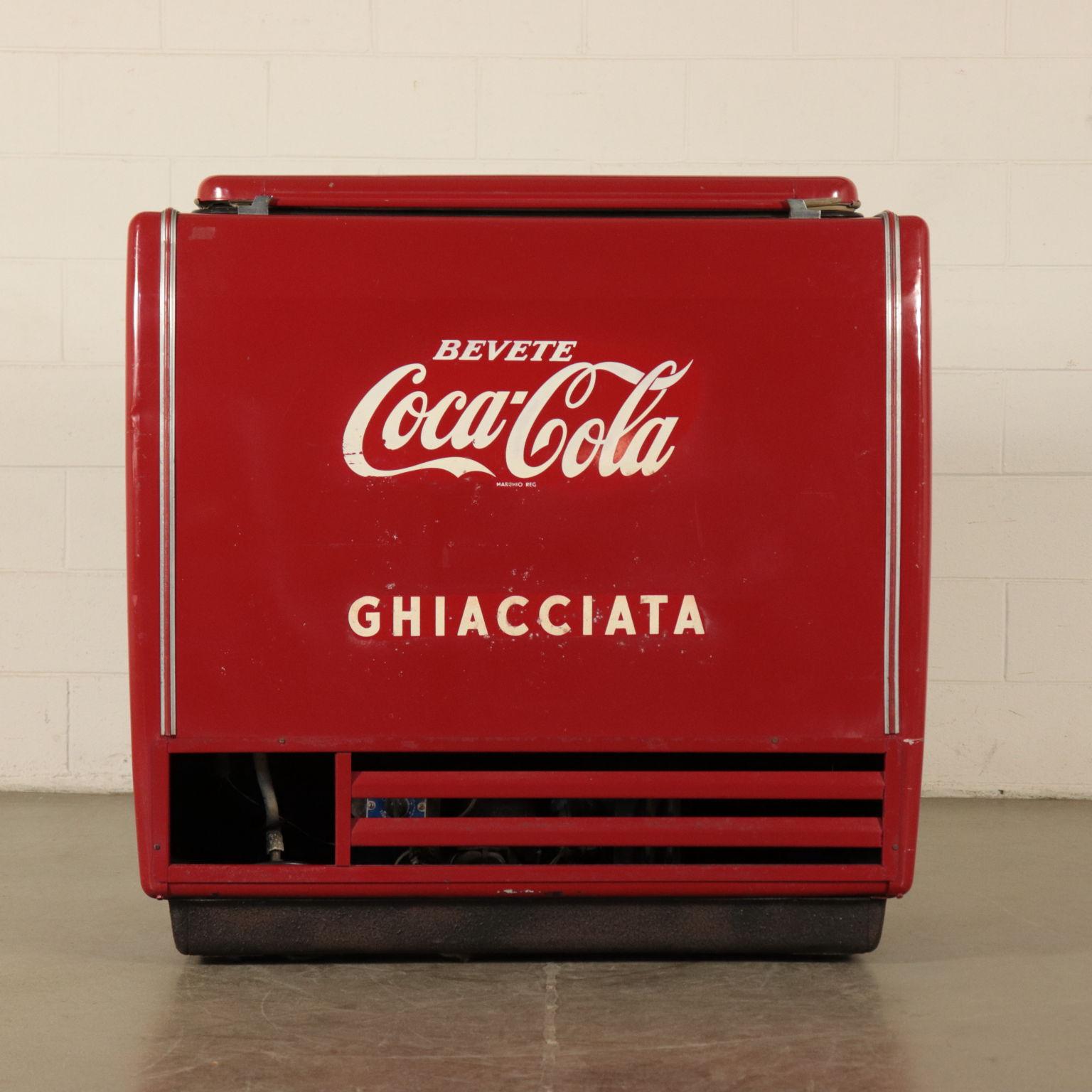 Coca Cola Fridge, Metallic Enamelled, USA, 1960s 2