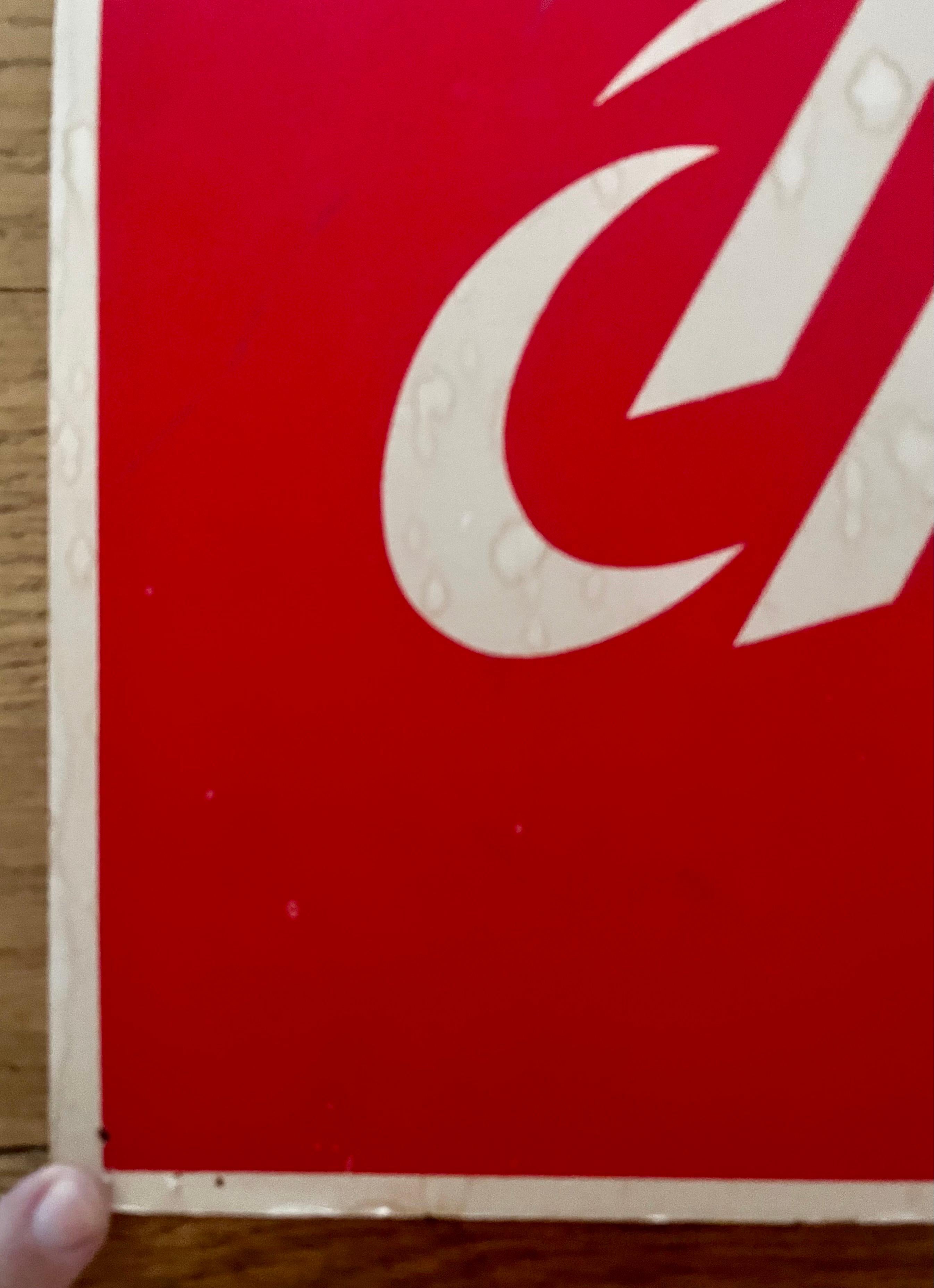 Coca-Cola Lithographie / Siebdruck in Hebräisch von Herbert Weininger, 1975 (Ende des 20. Jahrhunderts) im Angebot
