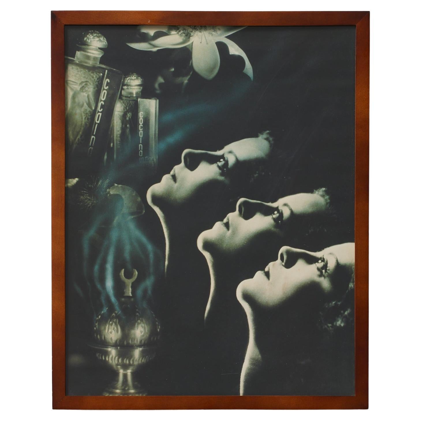 "Cocaina en Flor" by Josep Masana — Surrealist Photomontage, 1980s Print