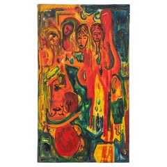 Coccaro A Bar in Medina New York Studio Oil
