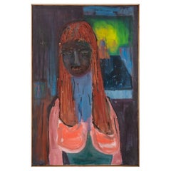 Coccaro New York Studio Female Portrait Oil