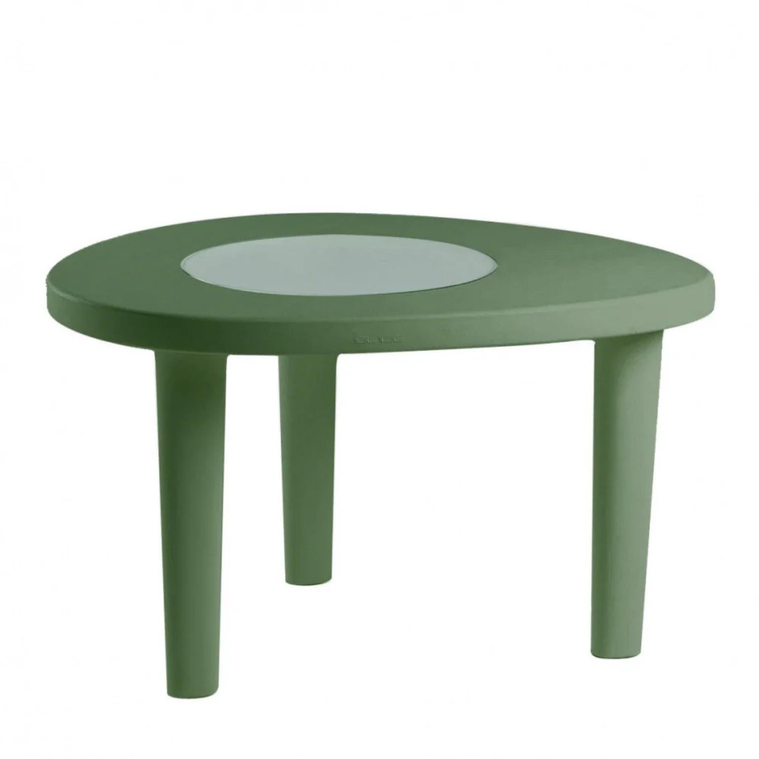 Coccodé Lime Green Table by Giò Colonna Romano For Sale 1