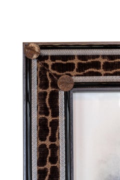 COCCODRILLO frame with Tessitura Bevilacqua velvet, by Giberto Venezia