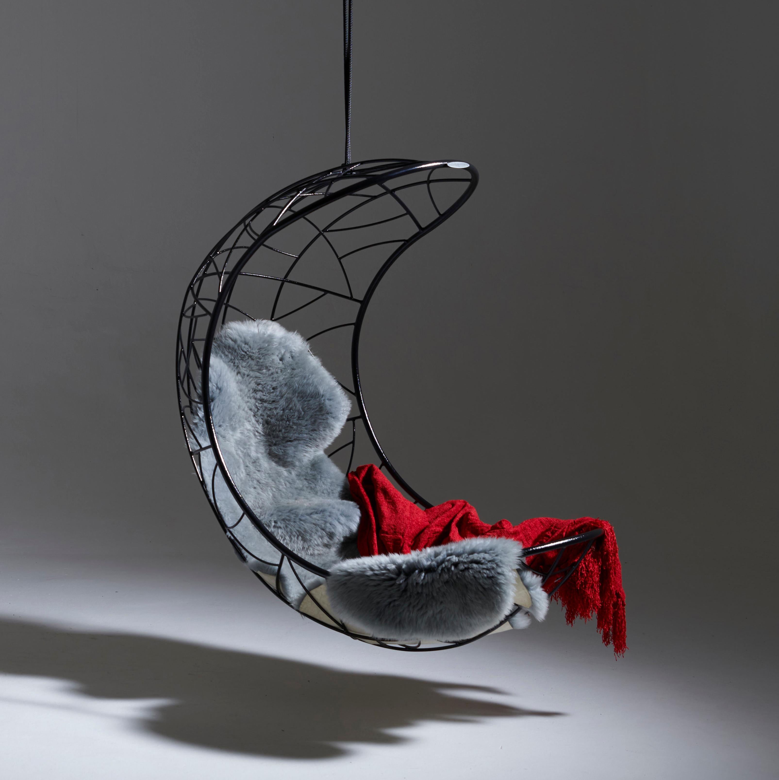Coccoon Shaped Hanging Chair For Sale 3