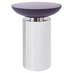 Cockatoo Cocktail Table with Amethyst Resin Top by Powell & Bonnell