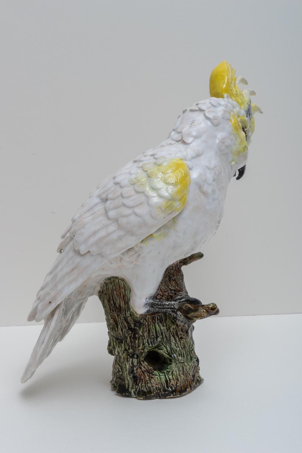 Mid-Century Modern Cockatoo Figure