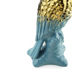 Cockatoo Parrot Striking Ceramic Sculpture