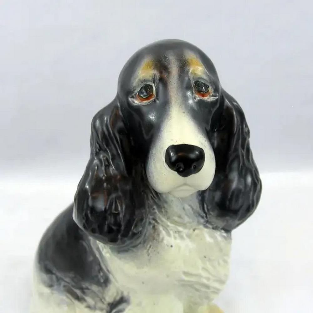 Cocker Spaniel Ceramic Figurine, Mid-Century Modern Scandinavian  For Sale 4